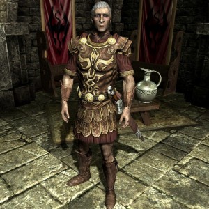 Create meme: legate Rikke and Tullius, The Elder Scrolls V: Skyrim, General Tullius