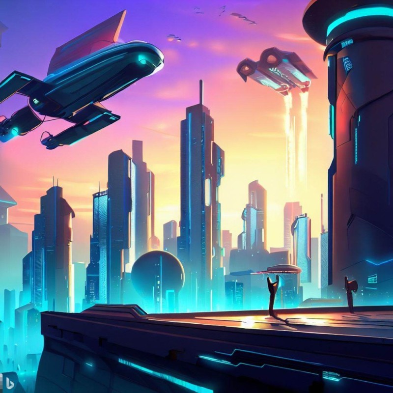 Create meme: futuristic city, background the city of the future, the city of the future art