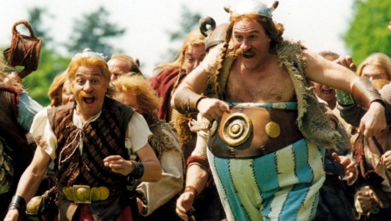 Create meme: Asterix and Obelix vs. Caesar , gauls asterix and obelix, gauls asterix