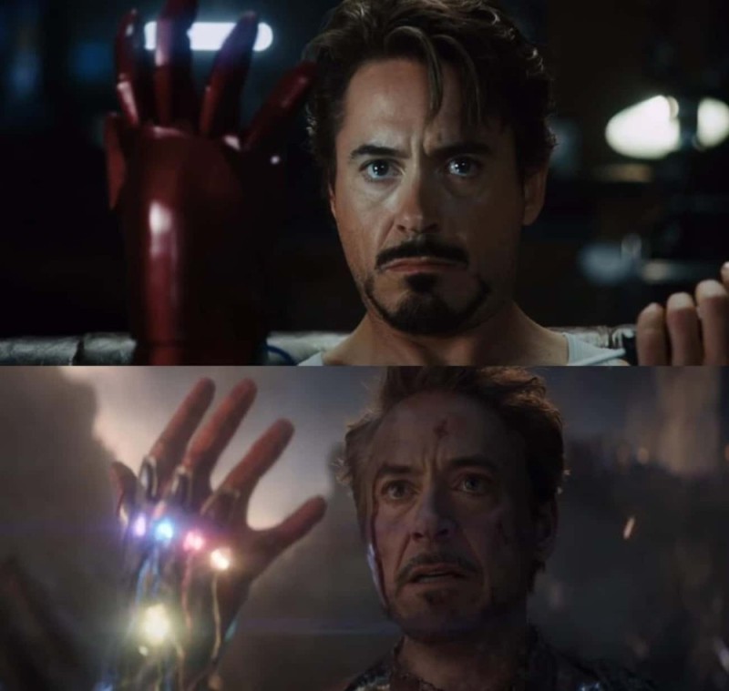 Create meme: Robert Downey , iron man , your meme