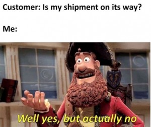 Создать мем: well yes but actually no, вообще да но нет пират, да но вообще то нет