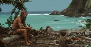 Create meme: outcast movie 2000, Robinson Crusoe
