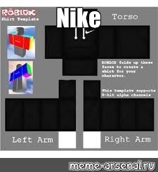 Create comics meme nike t shirt roblox, nike, t-shirts roblox black Nike  - Comics 