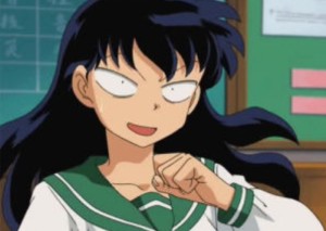 Create meme: inuyasya, kagome kagome, kagome higurashi