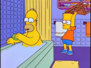 Create meme: Homer, Bart Simpson, The simpsons