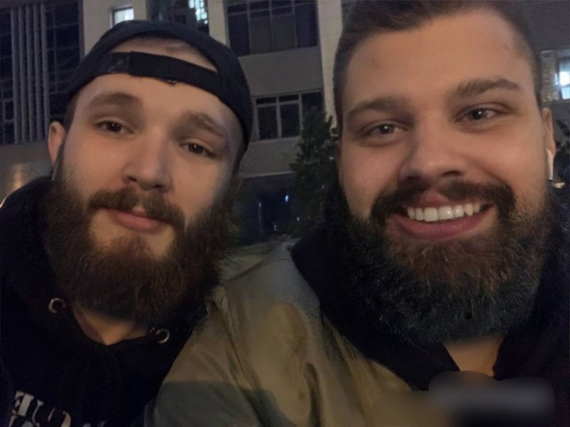 Создать мем: terry davis with beard, человек, борода