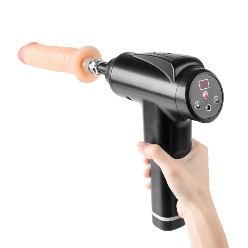 Create meme: percussion massager gun, massage gun, electric massager