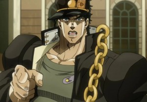 Создать мем: jotaro, джоджо джотаро куджо скриншоты, джотаро