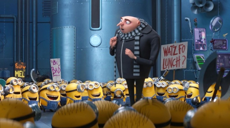 Create meme: despicable me 3 minions, minions and gru, despicable me minions