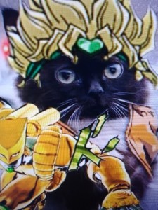 Create meme: jojo's bizarre adventure, cat