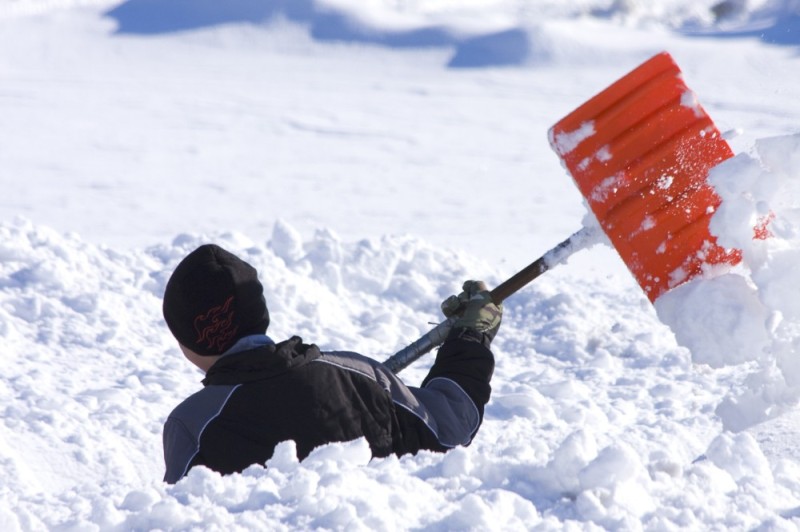 Create meme: snow cleaning, snow removal , snow shovel