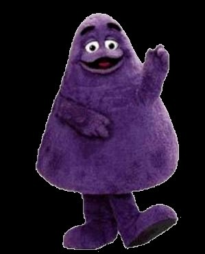 Create meme: grimace, purple monster, grimace