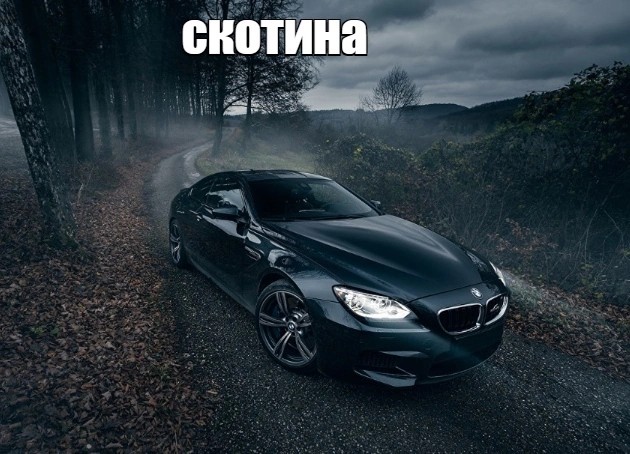 Create meme: BMW black, black bmw, bmw m6