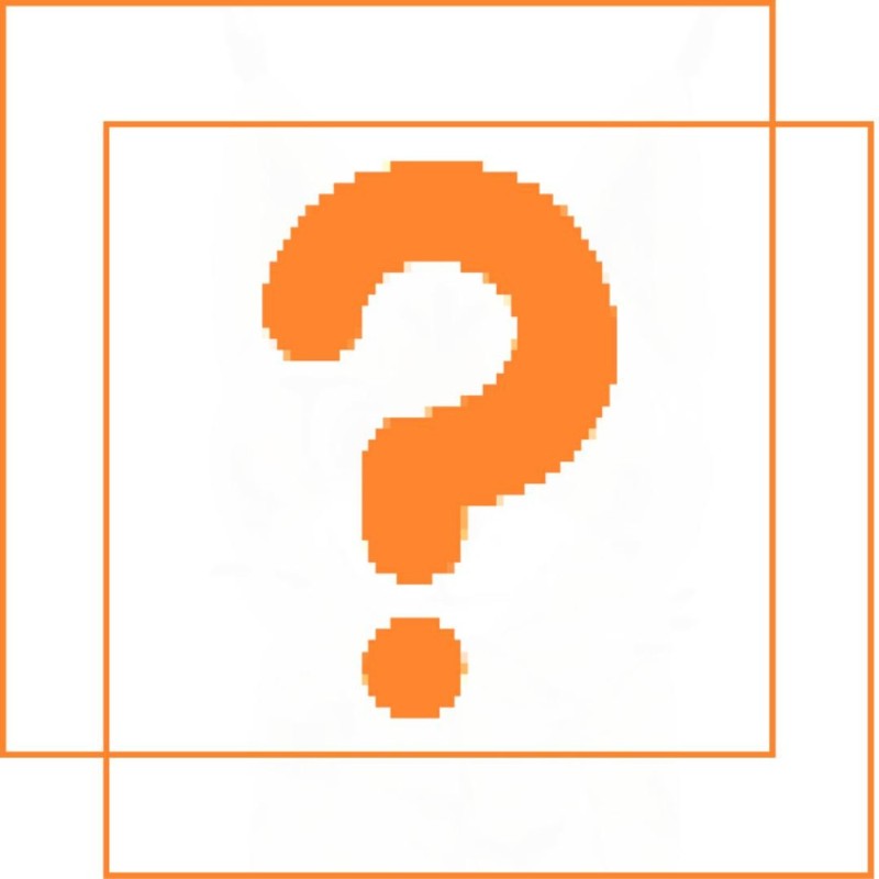 Create meme: the question mark is orange, question , question mark