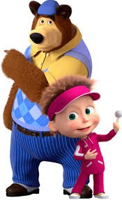 Create meme: Masha and the bear new, Masha and the bear 4 series, Masha and the bear bear