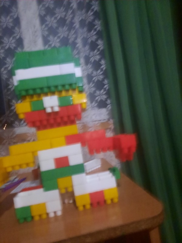 Create meme: Super Mario Bros Lego, from the polesie constructor, lego seasonal 40206 Santa