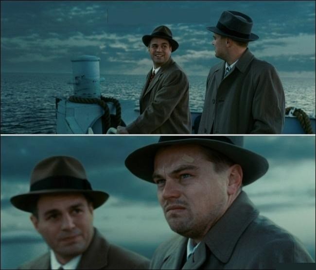 Create meme: meme of shutter island , Leonardo DiCaprio meme of shutter island, Leonardo DiCaprio shutter island