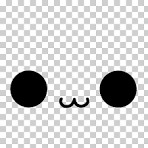 Create meme: the eyes of clipart, the dot is black, white dots