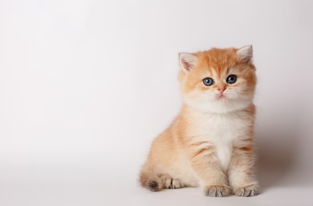 Создать мем: британский кот золотая шиншилла, кошка, шиншилла британская