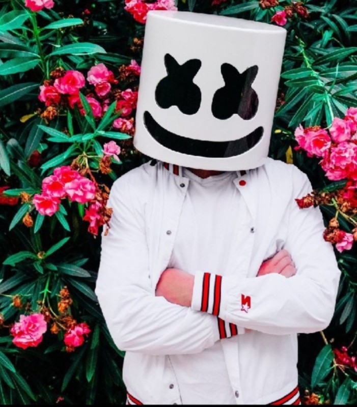 Create meme: marshmallow DJ, marshmallow mask, marshmallow singer