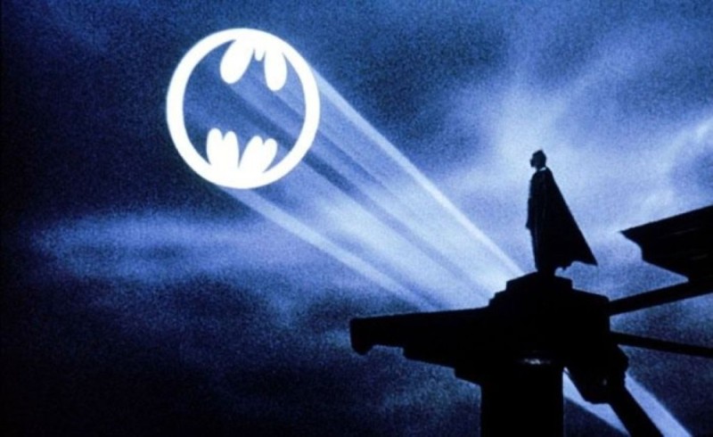 Create meme: Tim Burton's Batman, Batman , the bat signal