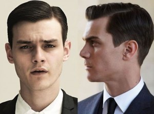Create meme: side part haircut for men, side part profile, classic hairstyle for men