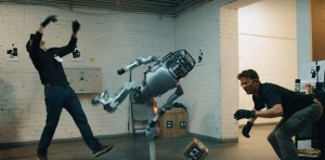 Создать мем: робот boston dynamics, робот, бостон динамикс человек и робот