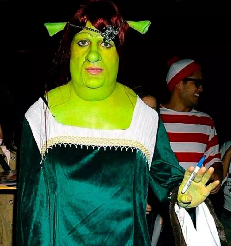 Create meme: Shrek , Heidi Klum Halloween Shrek and Fiona, shrek fiona 