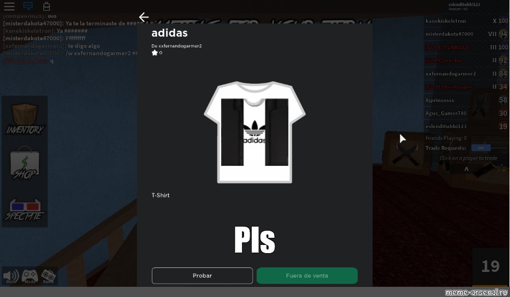 Create meme adidas t shirt roblox, nike roblox, the get t shirt