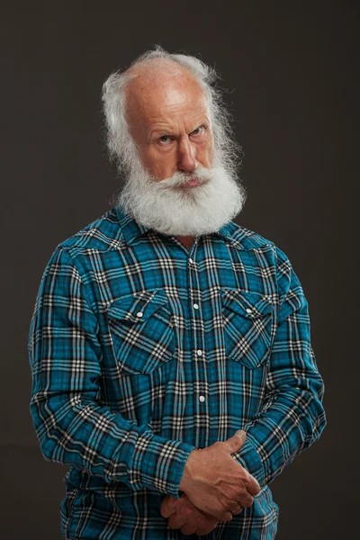 Create meme: the grandfather with a beard, the old man with a beard, the white-haired old man 