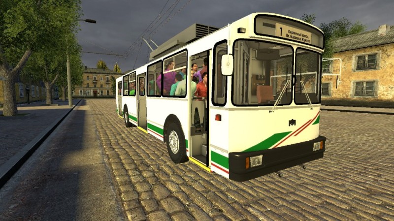 Create meme: trolleybus simulator, omsi the bus simulator, liaz 6212 40