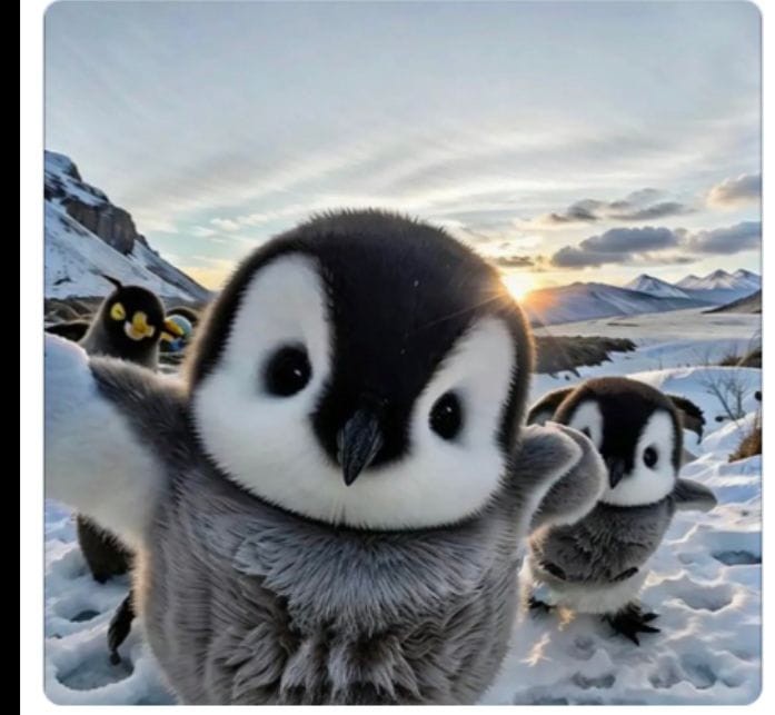 Создать мем: пингвины маленькие, пингвин, пингвин милый