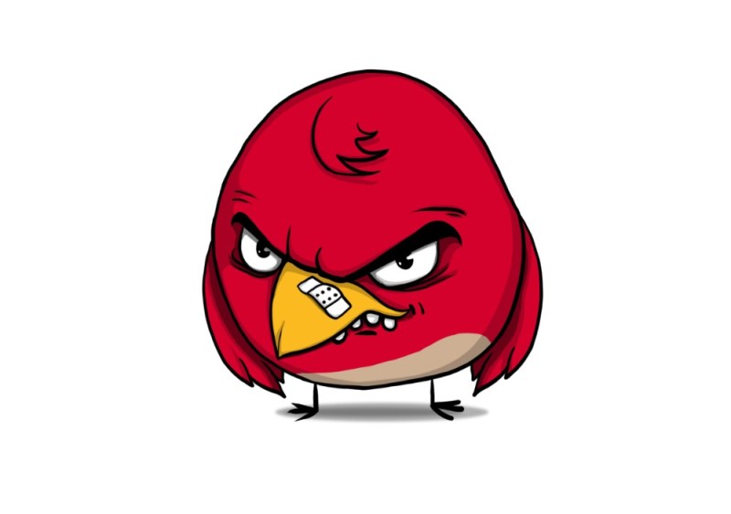 Создать мем: angry birds, red angry birds, angry birds птички