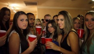 Create meme: awkward, at the party, Girls upset