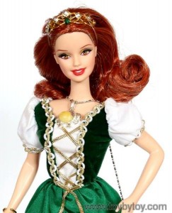 Create meme: barbie ireland, Barbie Ireland, series dolls of the world. Irish barbie
