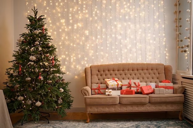 Create meme: new year's interior, Christmas tree decor, Christmas decor
