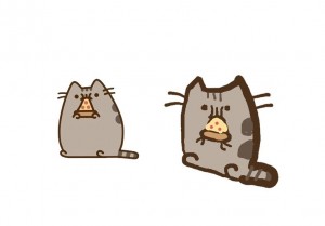 Create meme: cat Pushin, pusheen cat, cat Pushin