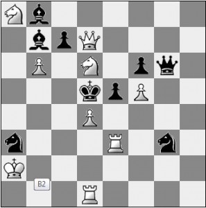 Create meme: catur, chess Board black and white, mate in two moves the white pawn f7 black king h7