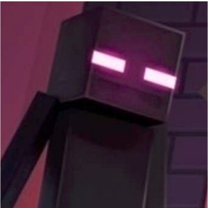 Create meme: minecraft enderman , enderman minecraft