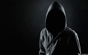 Create meme: the man in the black hood, mysterious hooded man, photos of men in the hood without a face
