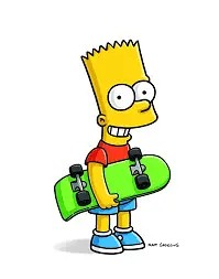 Create meme: the colored drawings of the simpsons Bart, bart simpson, the simpsons characters