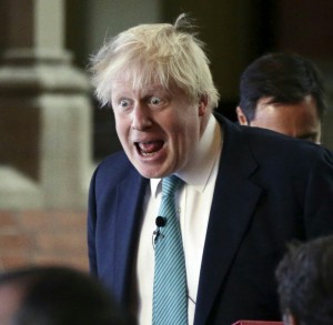 Create meme: Boris Johnson in the mask, Boris Johnson is a clown, English politician Boris Johnson