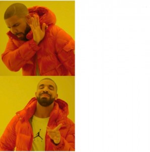 Create meme: memes with Drake pattern, meme with Drake in good quality, template meme with Drake