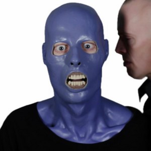 Create meme: blue man group soloist, the blue man group, Matt Goldman blue man group