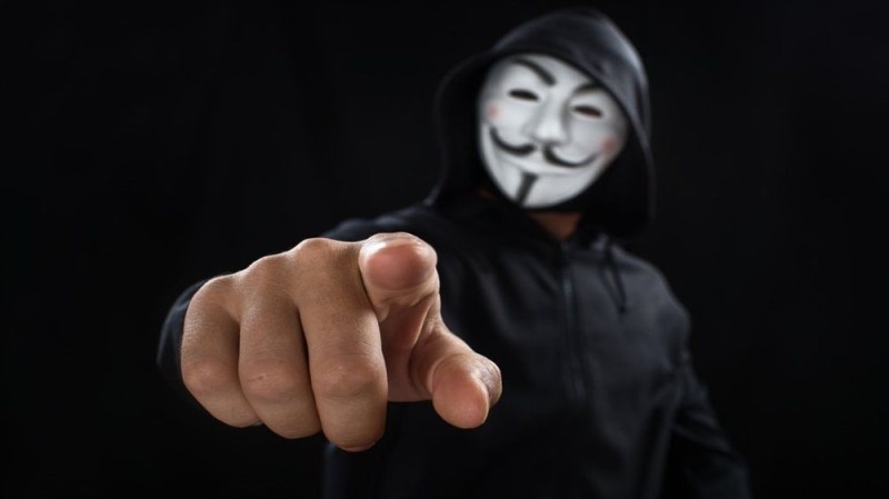 Create meme: guy fawkes anonymous, hacker anonymous, anonymous 
