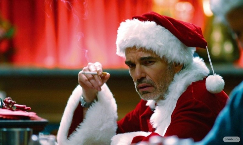 Create meme: new year, bad Santa 2 , santa claus