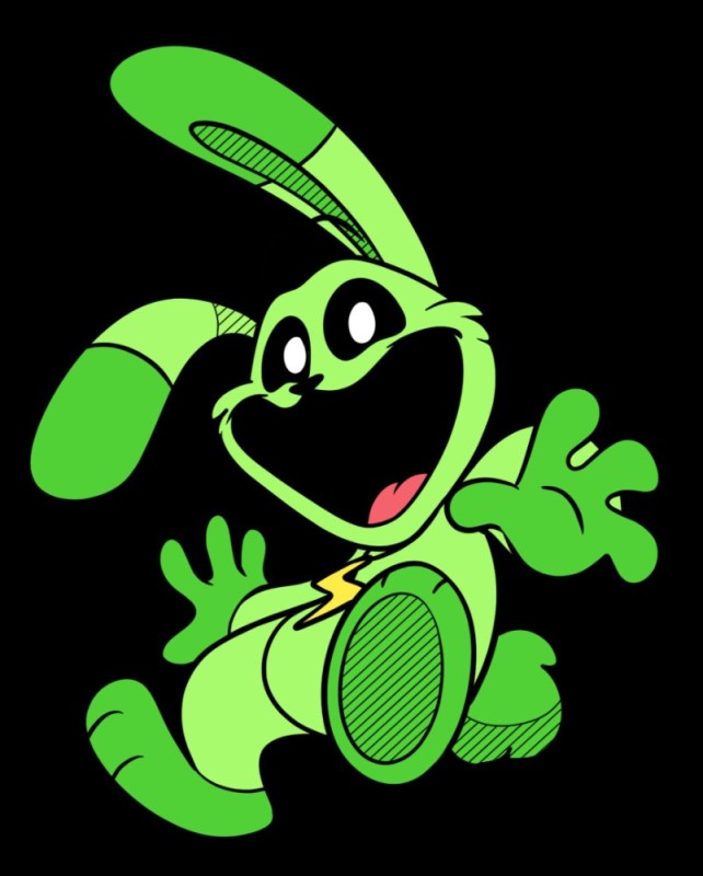 Create meme: The green hare, plushtrap chaser, anime