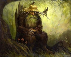 Создать мем: леший сказка, славянская мифология лесовик, леший картина шишкин