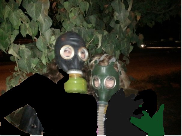 Create meme: gas mask , gas mask day, gas mask of the USSR