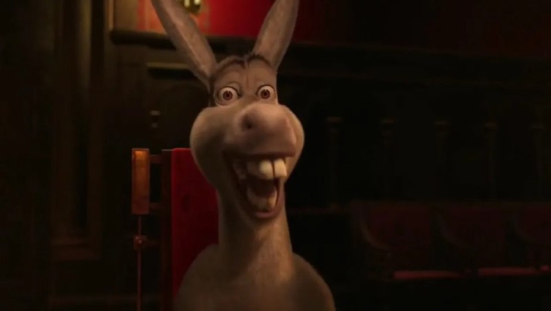 Create meme: donkey shrek, donkey from shrek meme, meme donkey from Shrek 